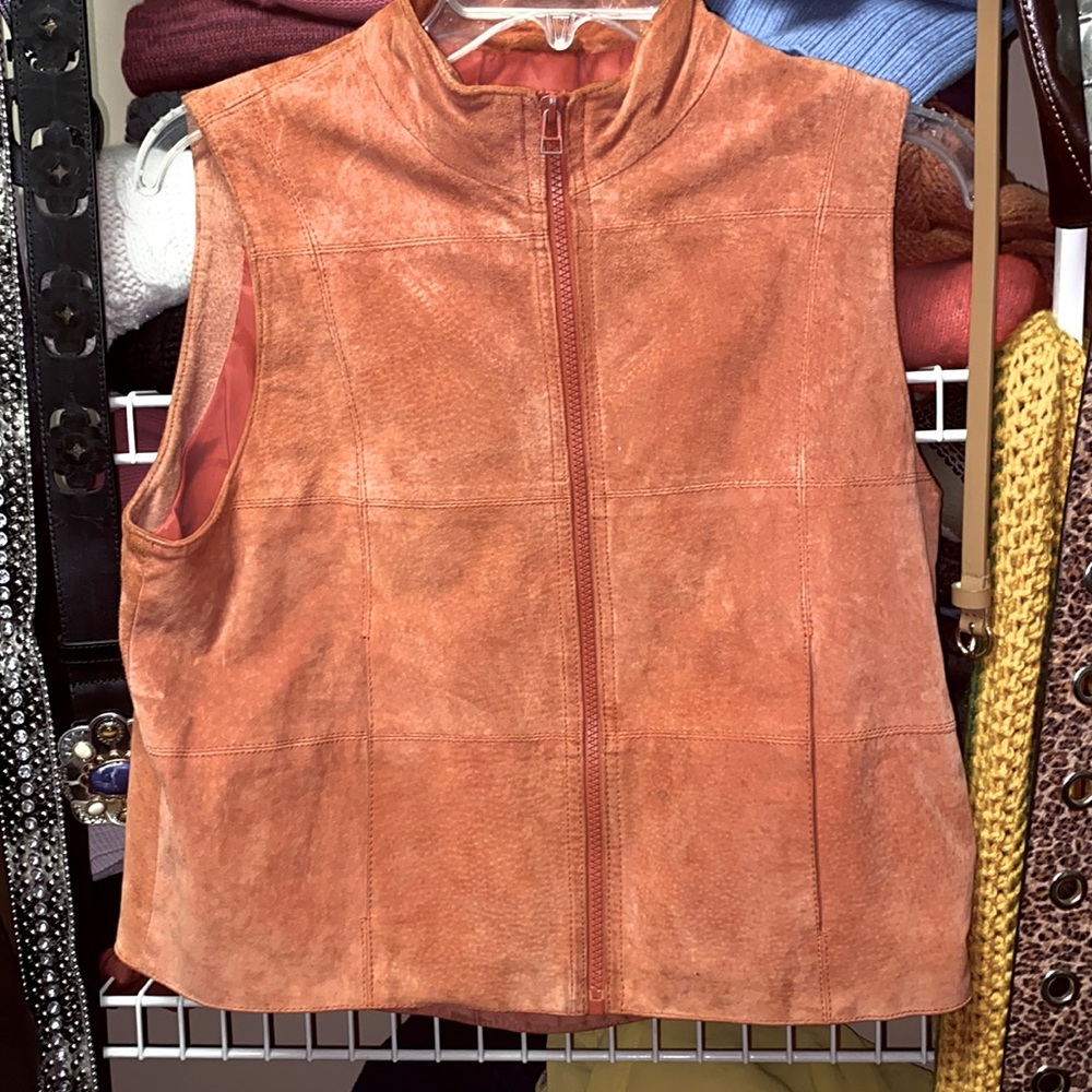 Vintage suede vest